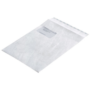 Tyvek verzendtassen C4, met venster, scheurvast, 20 stuks