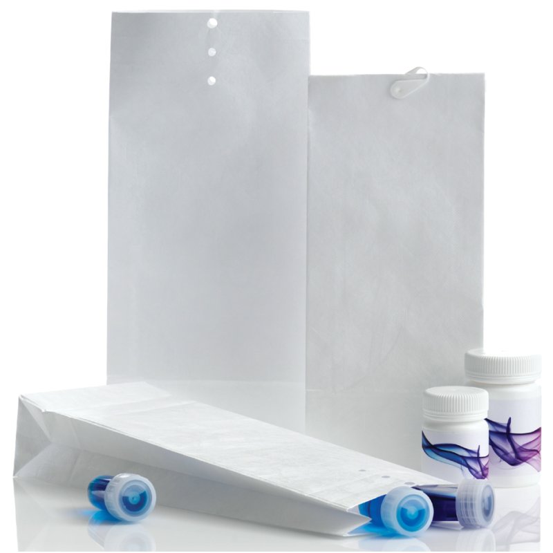 Tyvek monsterzakjes M14, geperforeerd, wit, 140×50×300 mm