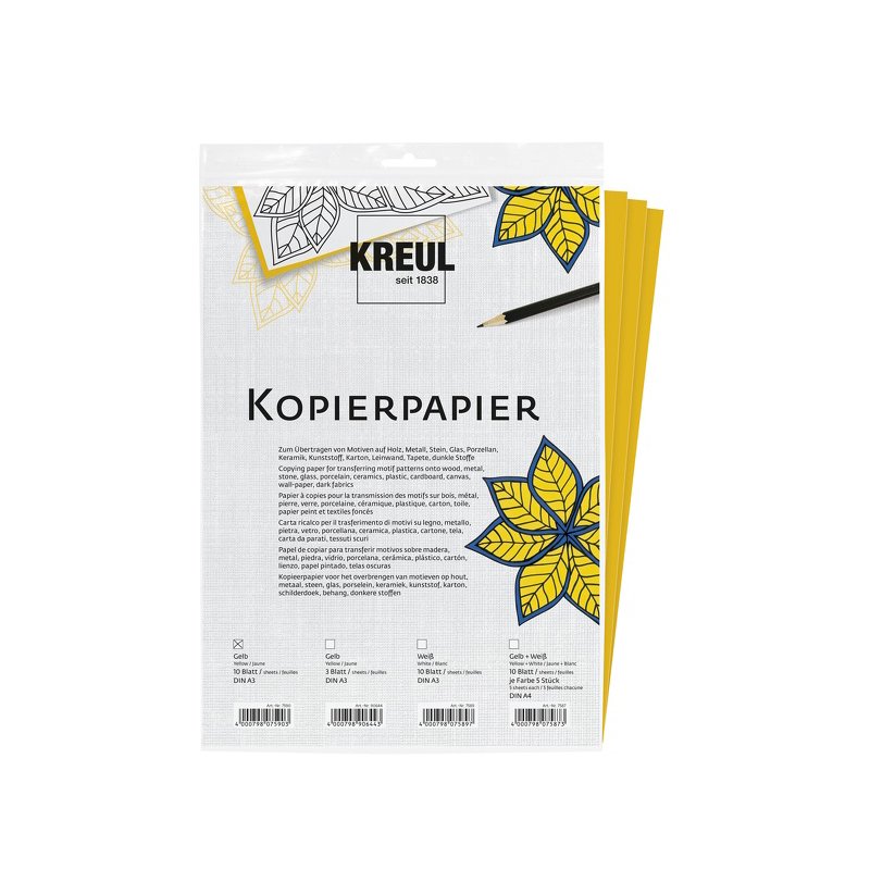 KREUL papier à copier, blanc, 300 × 420 mm, 10 feuilles