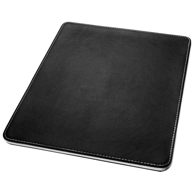 sigel mouse mat eyestyle, black/white, 200×250 mm, faux leather