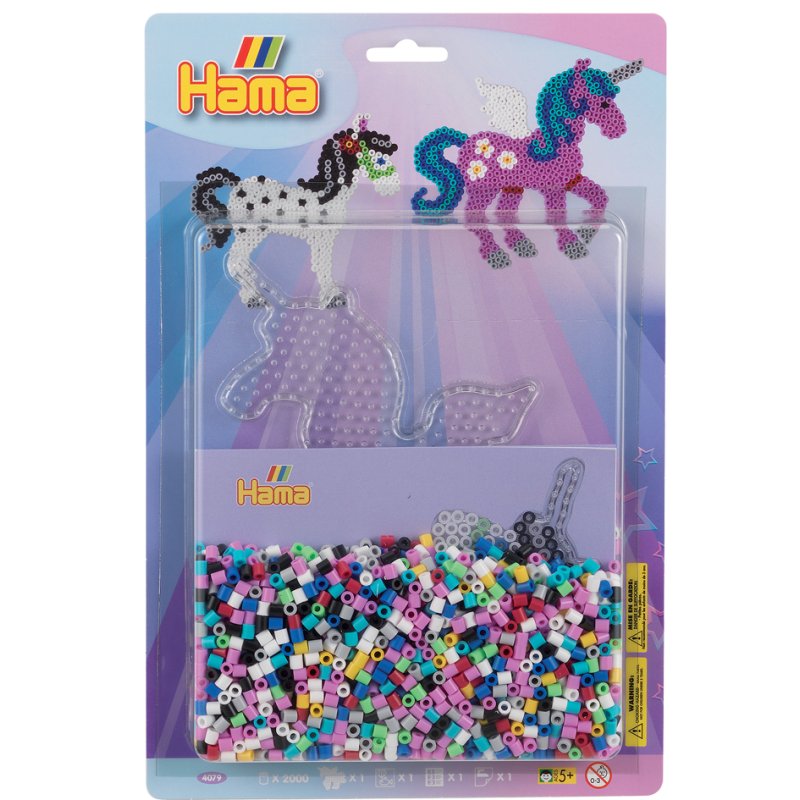 Hama perles à repasser Midi Pegasus, 5,0 mm, 2000 pièces