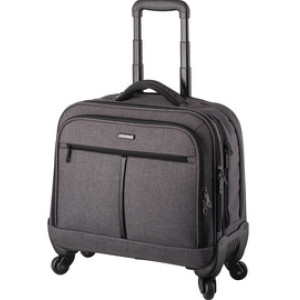 LiGHTPAK Business laptop trolley Phoenix, grijs, polyester, 102 cm trolleysysteem