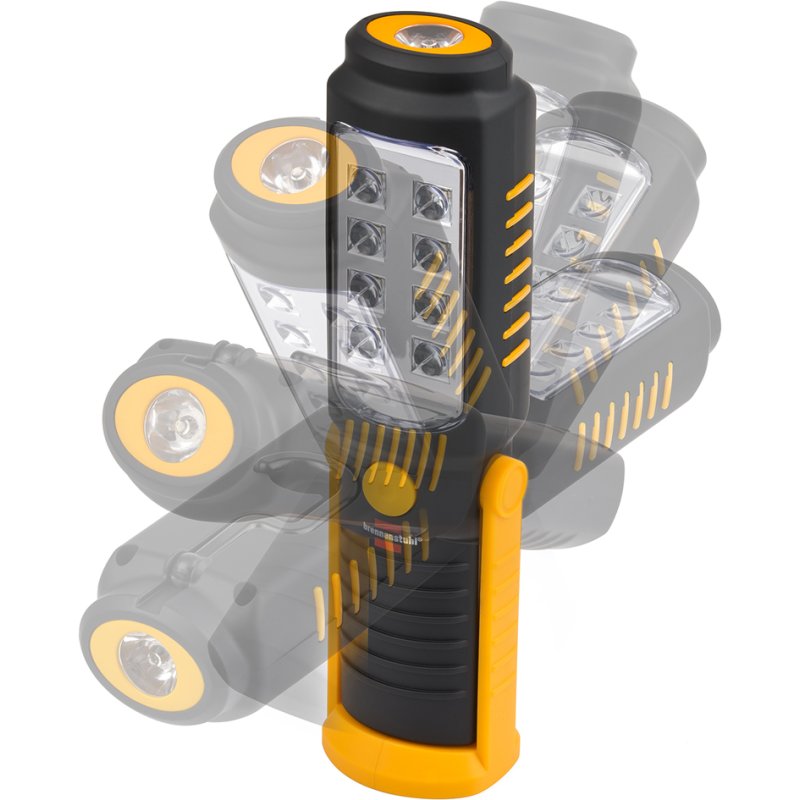 Brennenstuhl LED handlamp HL DB 81 M1H1, magneet en haak, zwart/oranje