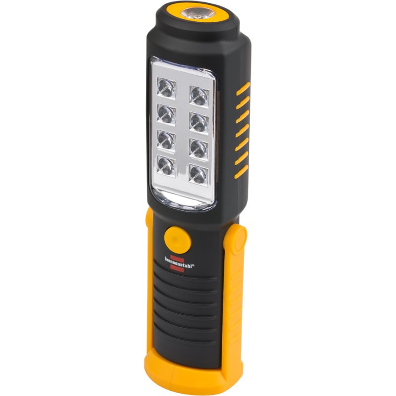 Brennenstuhl LED handlamp HL DB 81 M1H1, magneet en haak, zwart/oranje