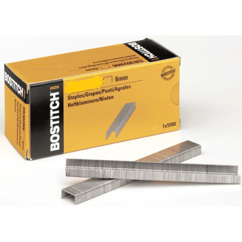 BOSTITCH agrafes STCR 2619 1/4, 6 mm, 5000 pièces