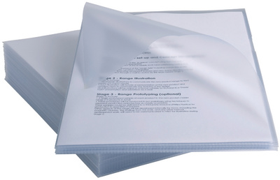 Rexel showmappen Anti-Slip A4, glashelder, PP 0,15 mm, 25 stuks