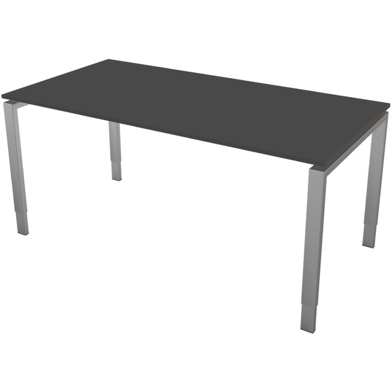 kerkmann bureau additionnel Form 5, réglable en hauteur, 100×60 cm, wenge
