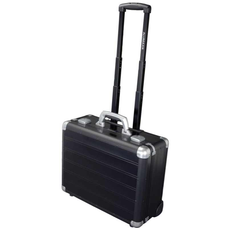 ALUMAXX Business laptop trolley GALAXY, zilver, telescoopsysteem 102 cm