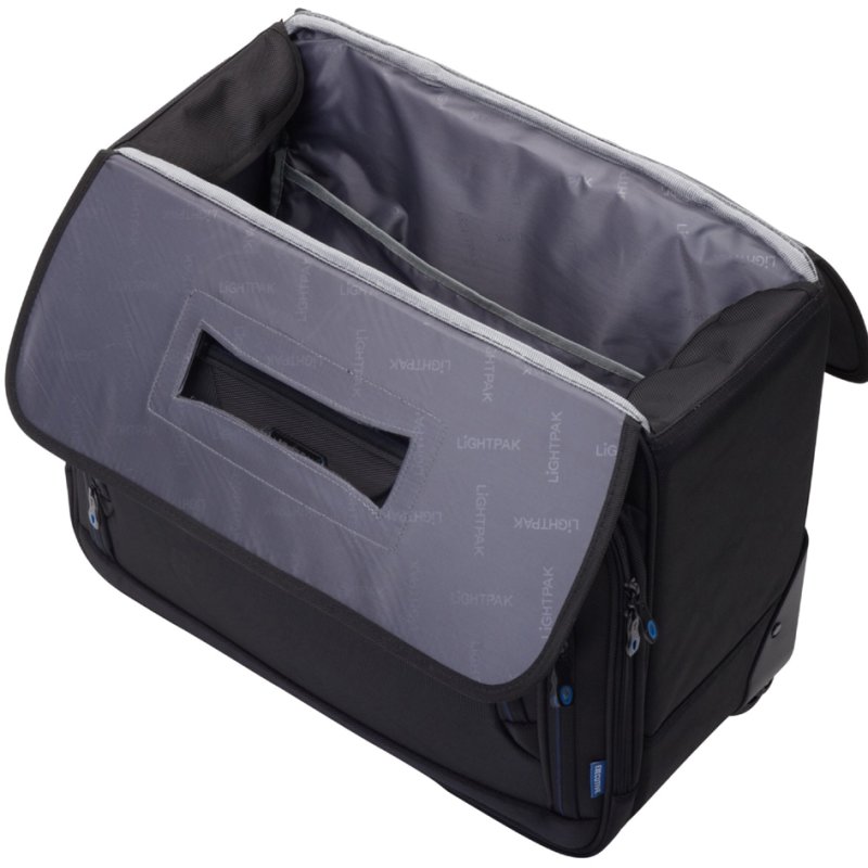 LiGHTPAK trolley à carnets de voyage business Pioneer, noir, polyester, 455×250×390 mm