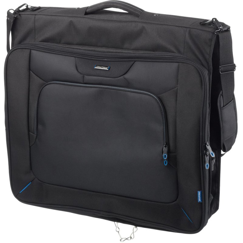 LiGHTPAK kledingzak polyester, zwart, 60×54 cm, afneembare schouderband