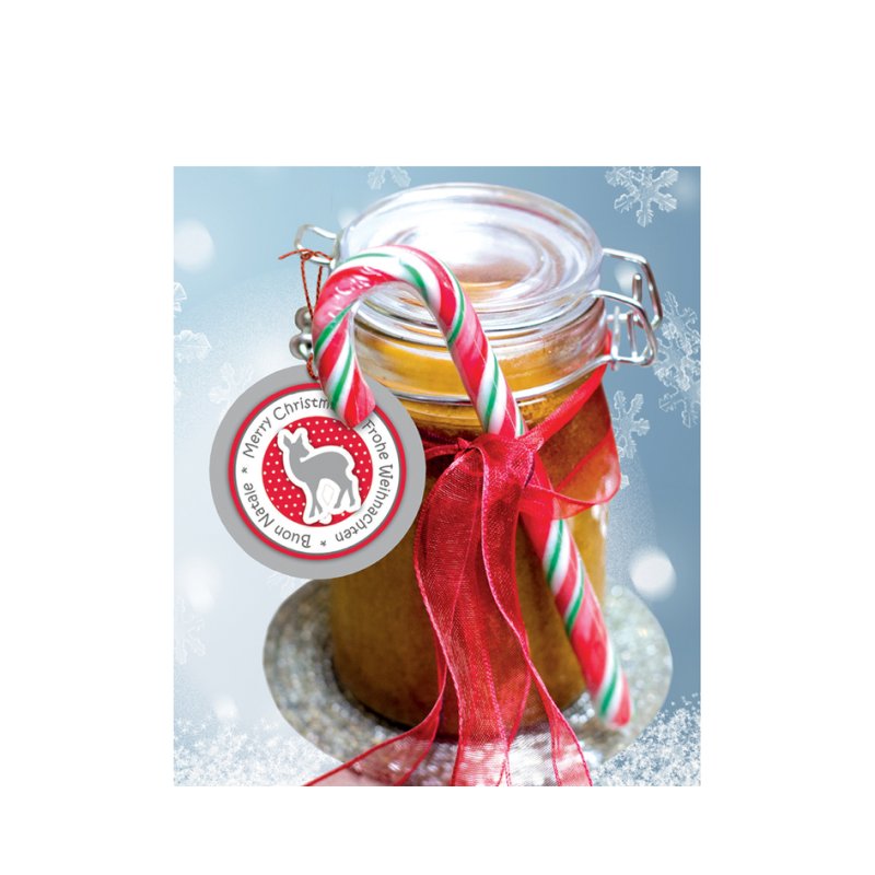 HERMA étiquettes cadeaux de Noël, présentoir magasin, 6 motifs, 60 packs