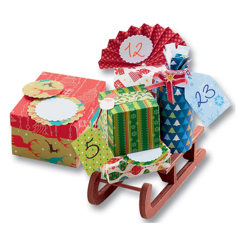 folia kartonnen blok Kerst III, 240 × 340 mm, 270 g/m², 20 vel