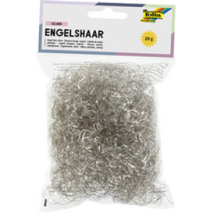 folia engelen-haargoud, gekruld, 20 gram, 0,09 mm