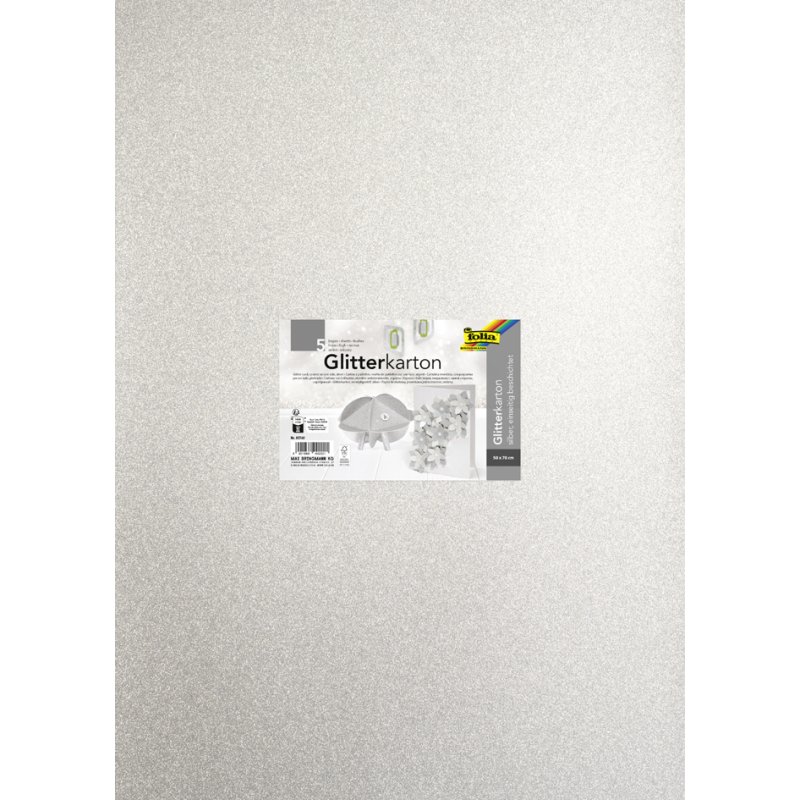 folia glitterkarton, goud, 500 × 700 mm, 300 g/m²