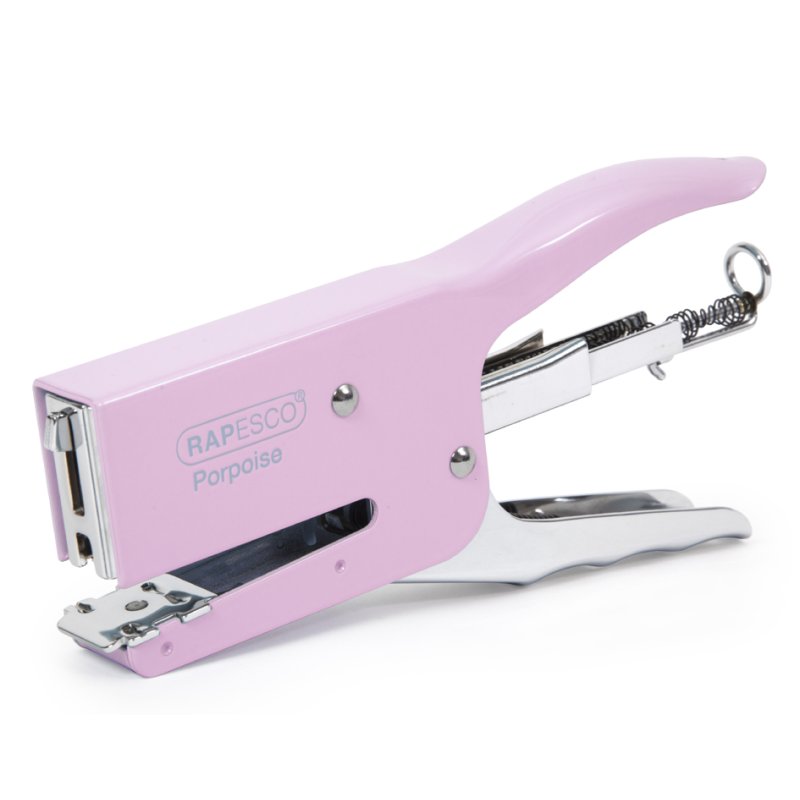 RAPESCO nietmachine Porpoise, chroom, 50 vel, 59 mm inlegdiepte