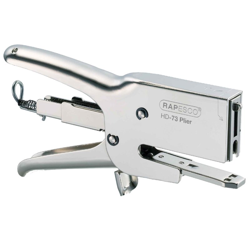 RAPESCO Agrafeuse HD-73, chromé, 70 feuilles, profondeur d'insertion 68 mm