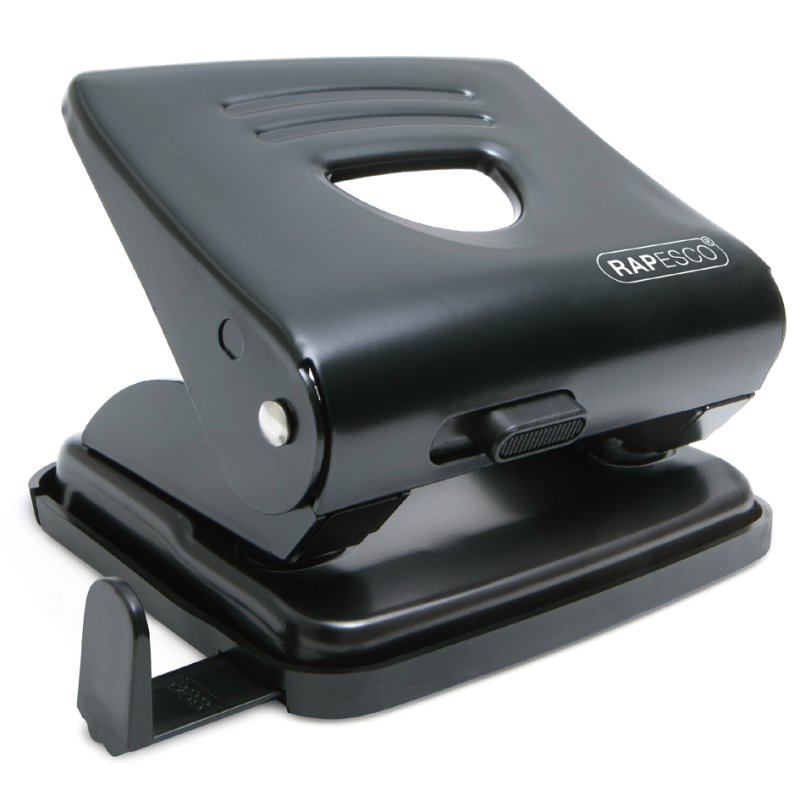 RAPESCO perforator 825, zwart, capaciteit 25 vel