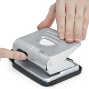 RAPESCO perforator 825, zwart, capaciteit 25 vel