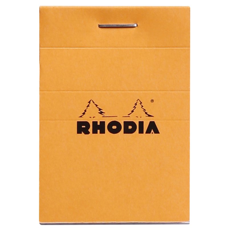 RHODIA bloc-notes A8 quadrillé, orange, 52×75 mm, 80 feuilles