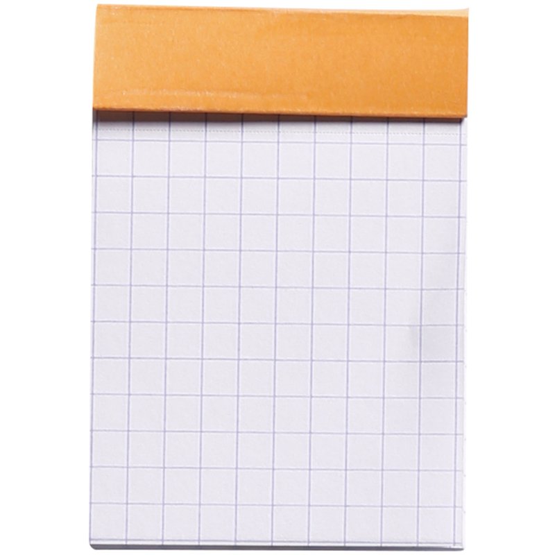 RHODIA bloc-notes A8 quadrillé, orange, 52×75 mm, 80 feuilles