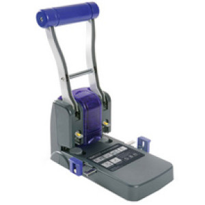RAPESCO perforator P1100, zwart/paars, 100 vel, 2-/4-gaats