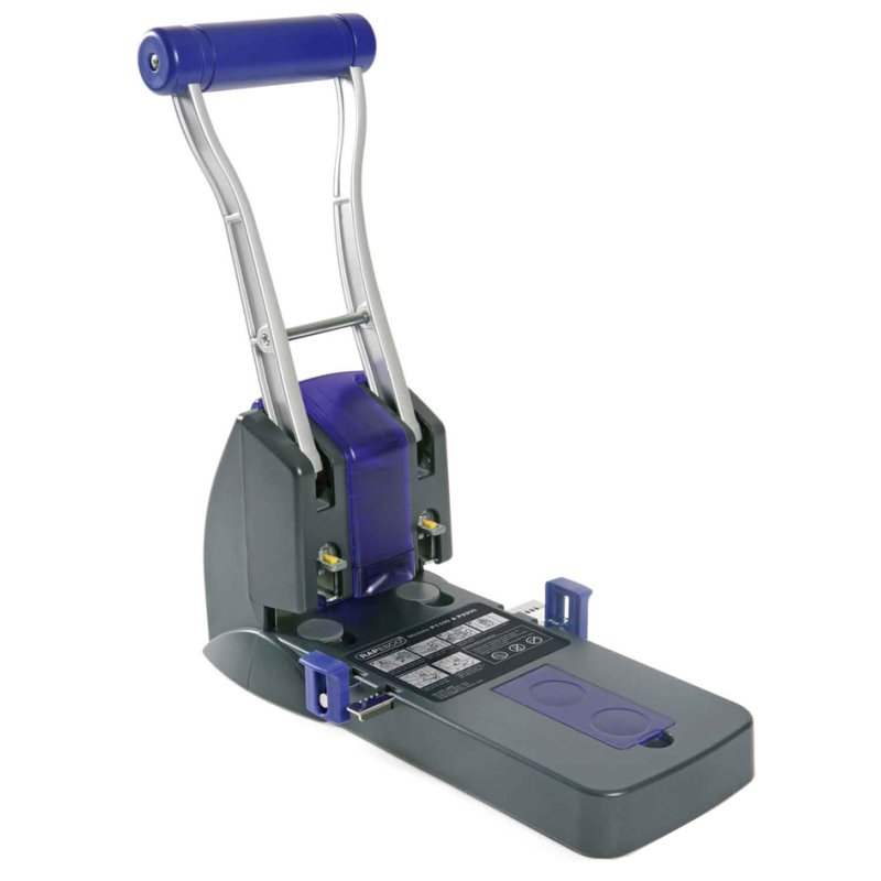 RAPESCO perforator P2200, zwart/paars, 150 vel, versterkte ponsen