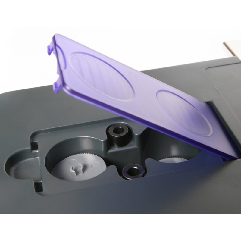 RAPESCO perforator P2200, zwart/paars, 150 vel, versterkte ponsen