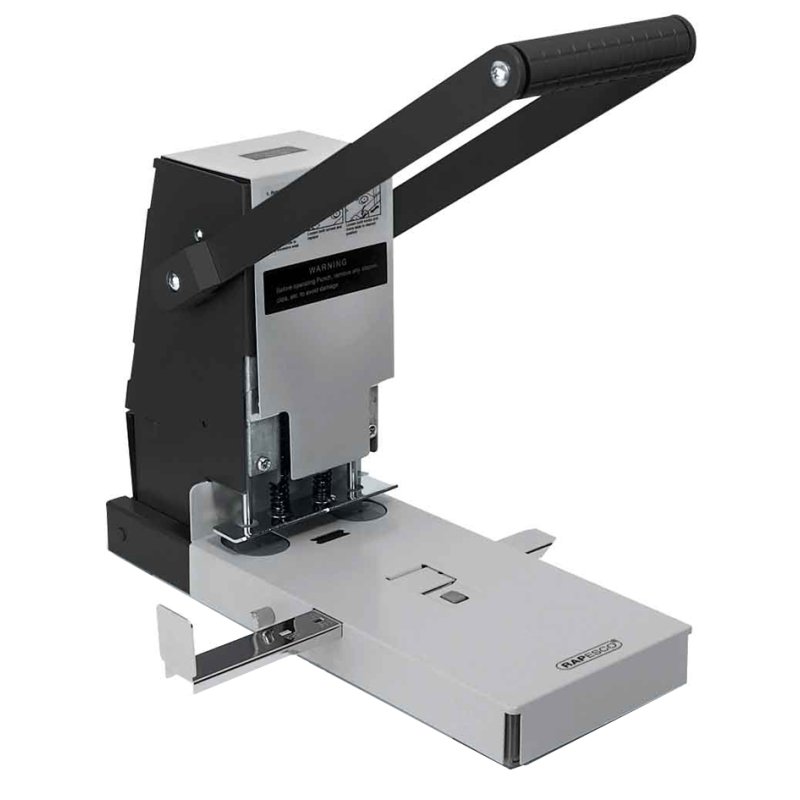 RAPESCO perforator 2160, zwart/grijs, 300 vel, metaal