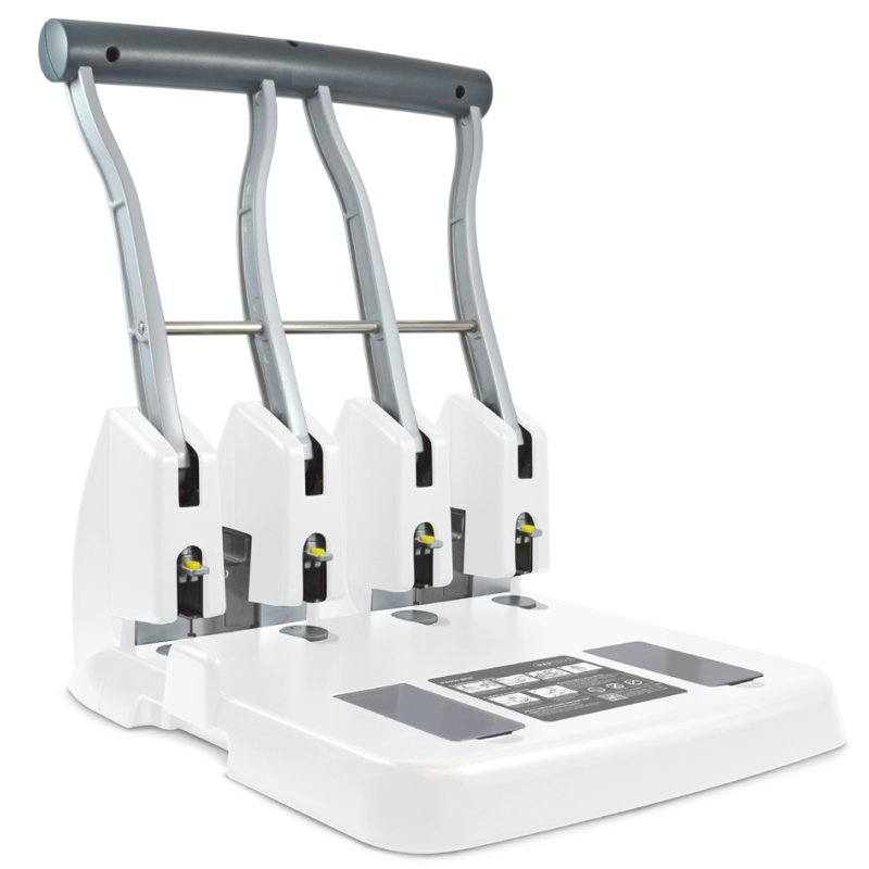 RAPESCO viervoudige perforator ECO P4400, soft wit, 150 vel