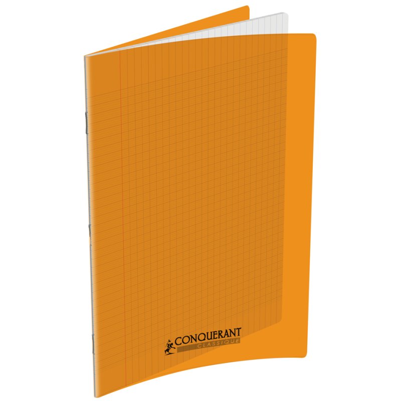 CONQUERANT CLASSIQUE cahier A4, quadrillé, gris, 96 pages
