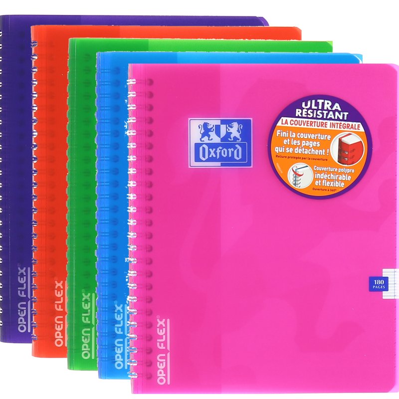 Oxford Openflex notebook, A4, ruled, full binding