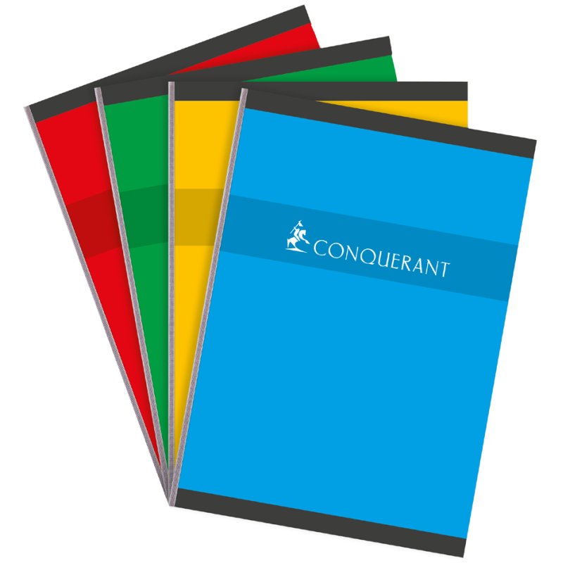 CONQUÉRANT SEPT cahier A4, quadrillé, 96 feuilles, broché