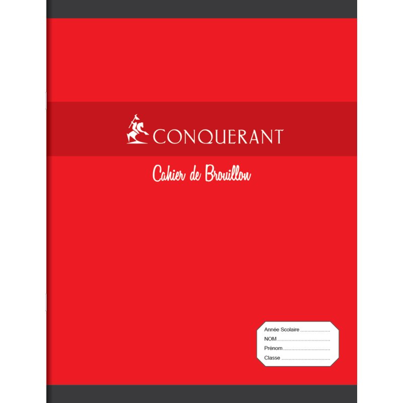 CONQUÉRANT SEPT kladschrift, geruit, 170×220 mm, 48 pagina's