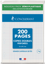 CONQUÉRANT SEPT notitieblok A4, gelinieerd, gelocht, 100 vel