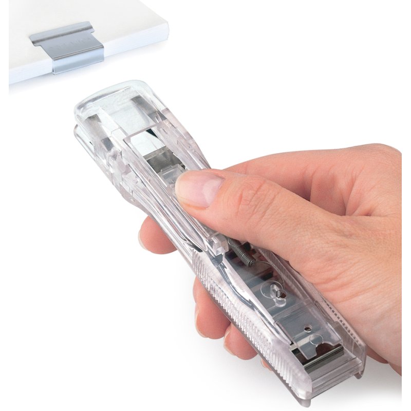 RAPESCO distributeur de clips Supaclip 40, transparent, 2-40 feuilles, réutilisable