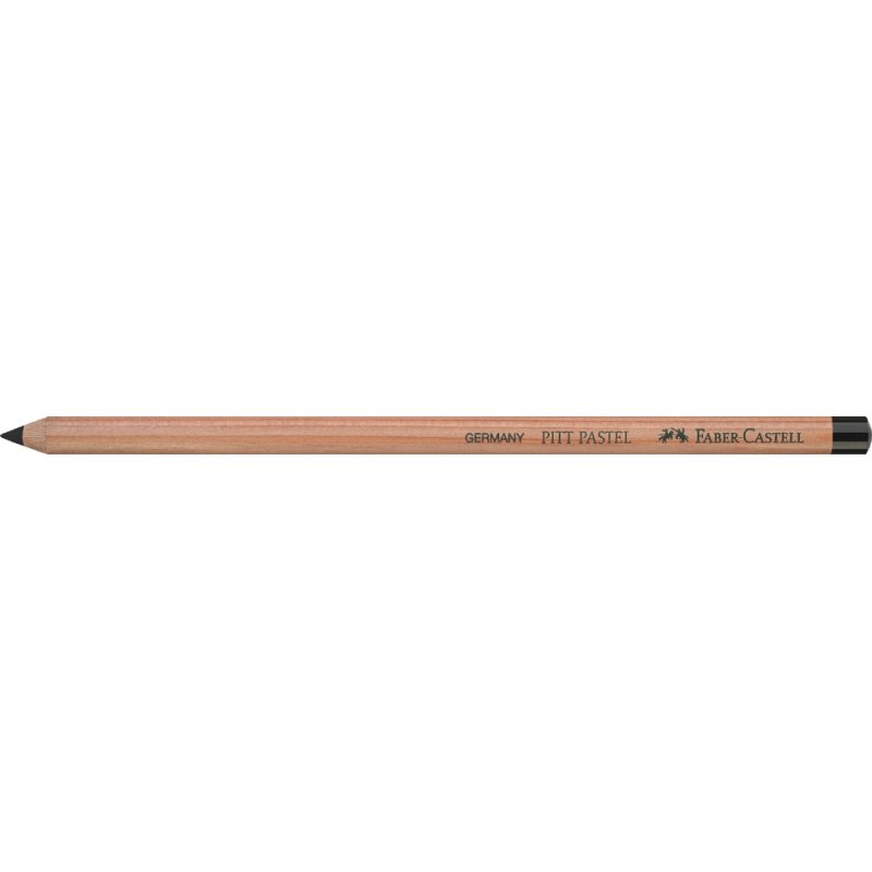 Faber-Castell crayon pastel PITT PASTELL, noir, 3,8 mm