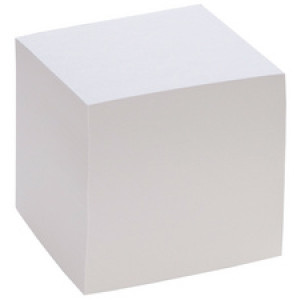 folia memoblok navulling, 90×90 mm, wit, 700 vel