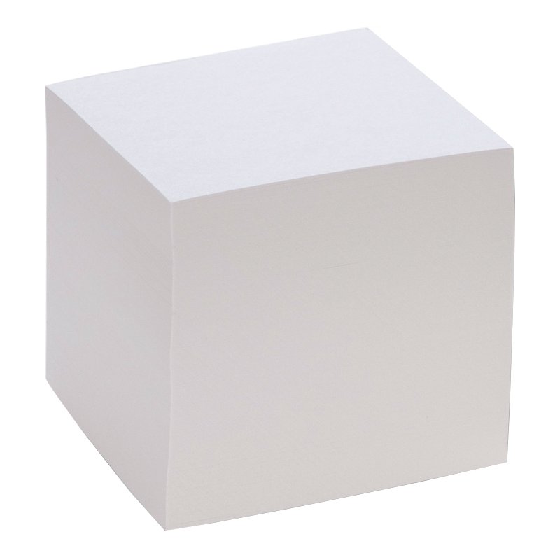 folia memoblok navulling, 90×90 mm, wit, 700 vel