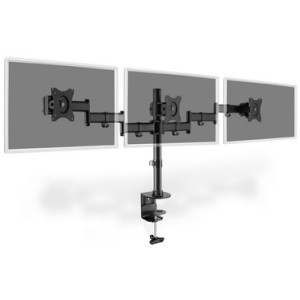 DIGITUS monitorarm triple LCD/LED/TFT, zwenkbaar, zwart, tot 69 cm