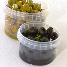STARPAK delicatessenbekers rond, transparant, 240 ml, 36 stuks