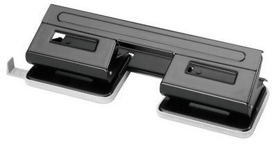 herlitz perforator, 17-18 vel capaciteit, zwart