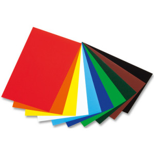folia glanzend papier A3, gekleurd assortiment, 50 vel