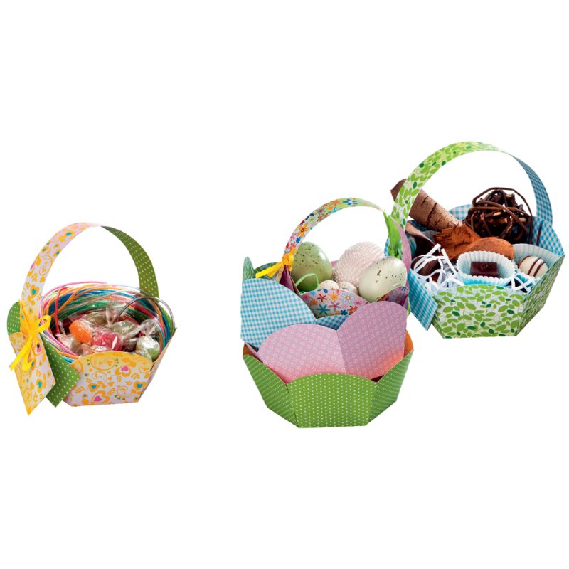 folia vlechtmandjesset, 9 mandjes, 6×115 mm + 3×145 mm
