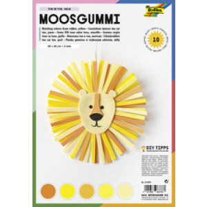 folia mosdecoratie, blauw tintmengsel, 2 mm, 10 stuks