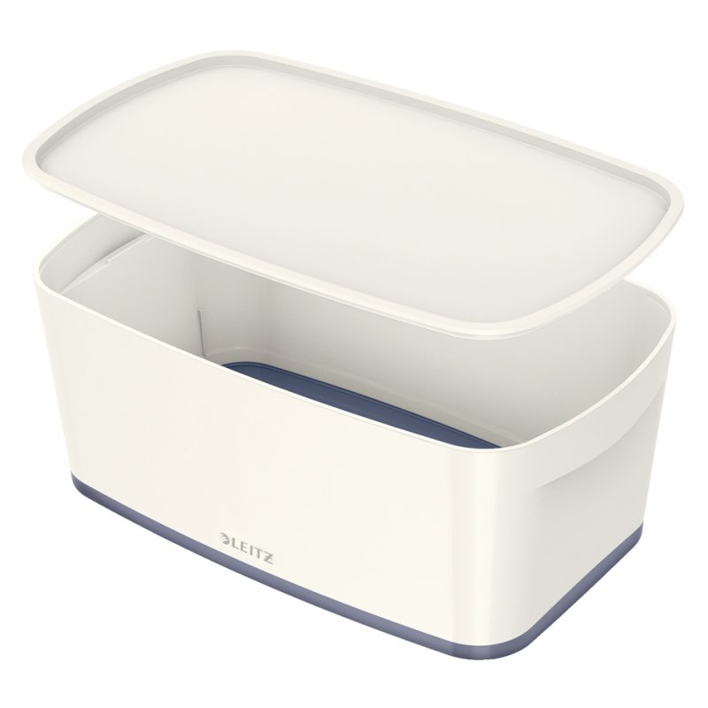 LEITZ opbergbox My Box, 5 liter, wit/grijs