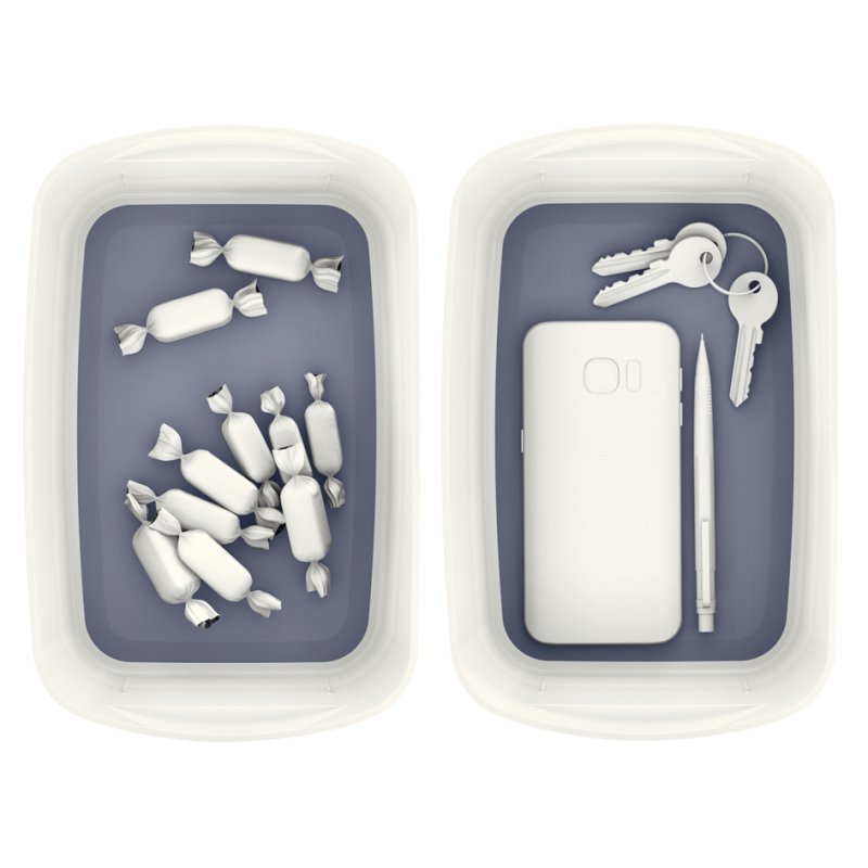 LEITZ My Box boîte de rangement A5, blanc/rose, plastique ABS