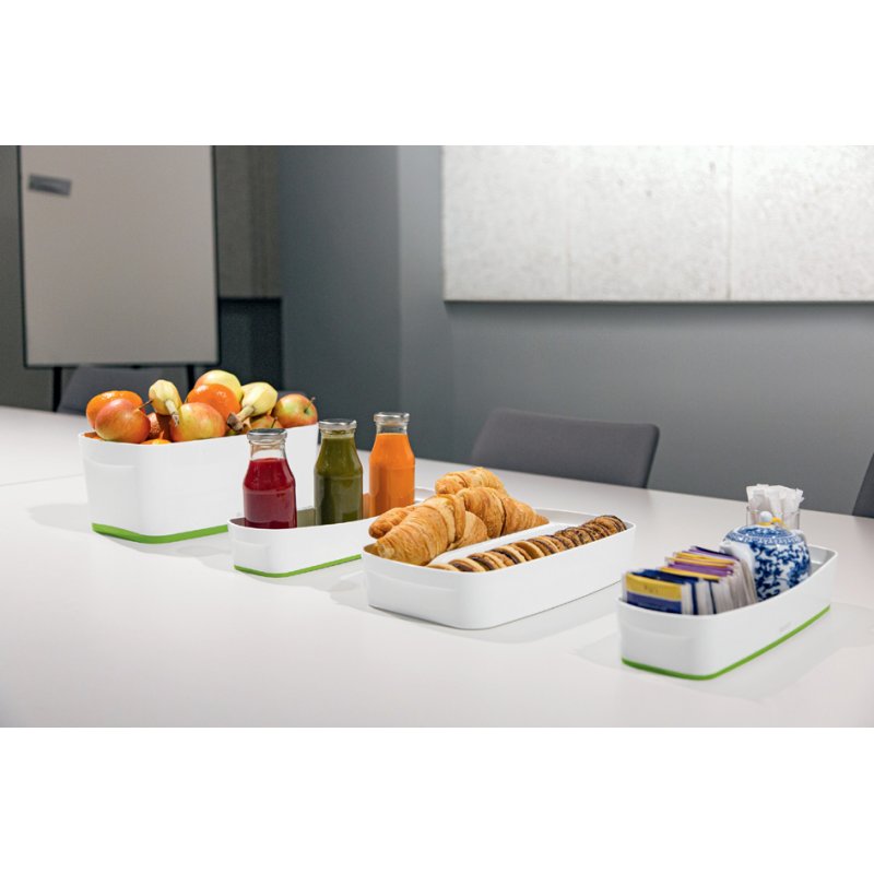 LEITZ pennenbak My Box, DIN lang, wit/grijs, 307×105×55 mm