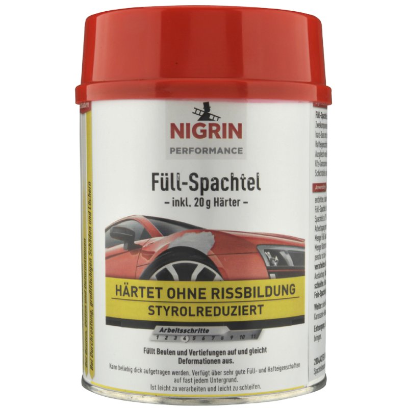 NIGRIN Performance filler, 1 kg, light grey