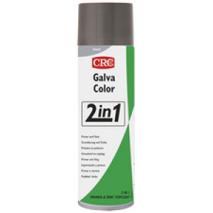 CRC Galvacolor 2-in-1 beschermingslak, zwart RAL 9005, 500 ml spuitbus
