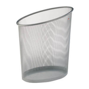 ALBA prullenbak MESHCORB, draadmetaal, zwart, 18 liter